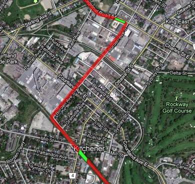Proposed LRT Alignment on Borden