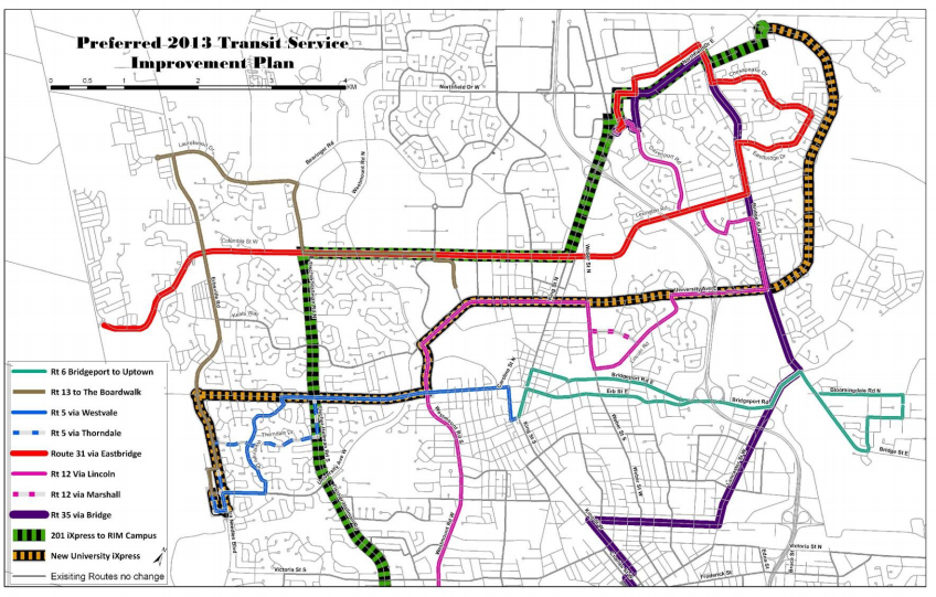 2013 GRT service improvements Service improvements for GRT in 2013