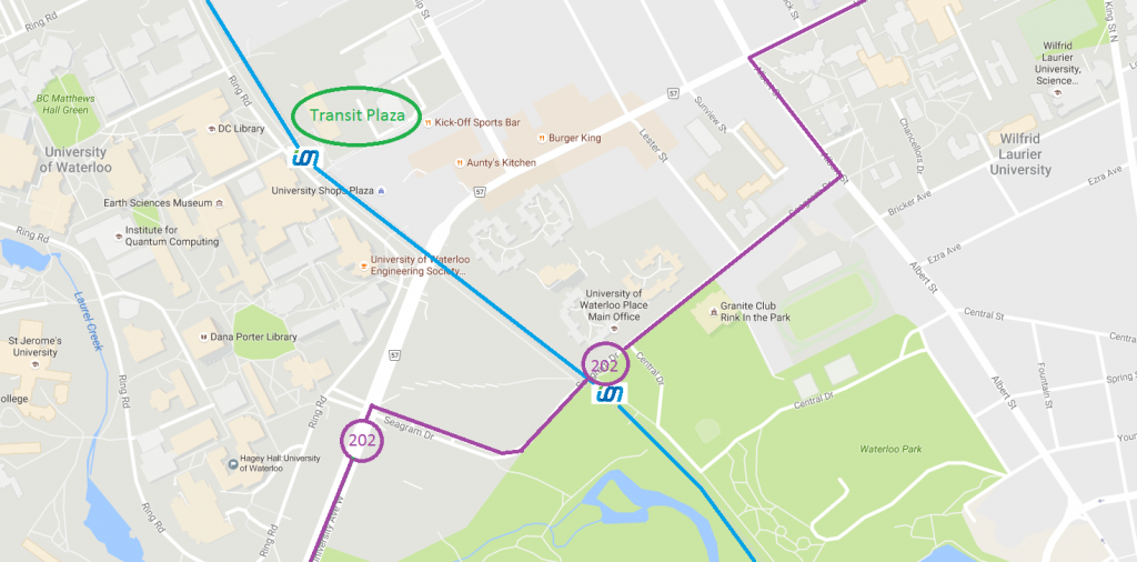 Why not connect 202 with ION on Seagram, and also provide Laurier with an ION shuttle at the same time?