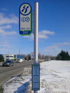 A 202 iXpress stop, with no schedule information for 30-minute and weekday-only service also serving this stop.