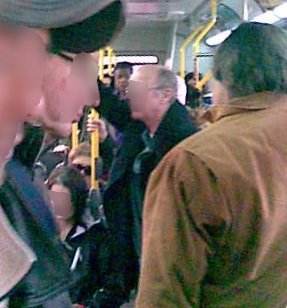 An Overcrowded Route 7 bus travelling from Uptown to Downtown - 4:00pm